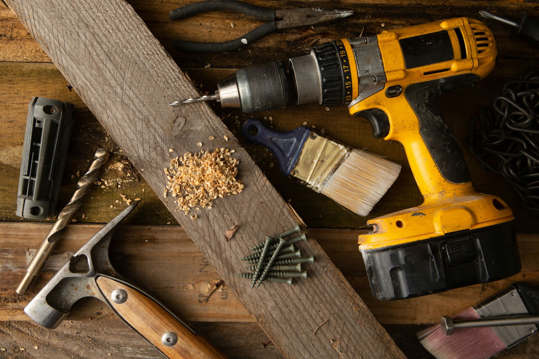 Tools on timber